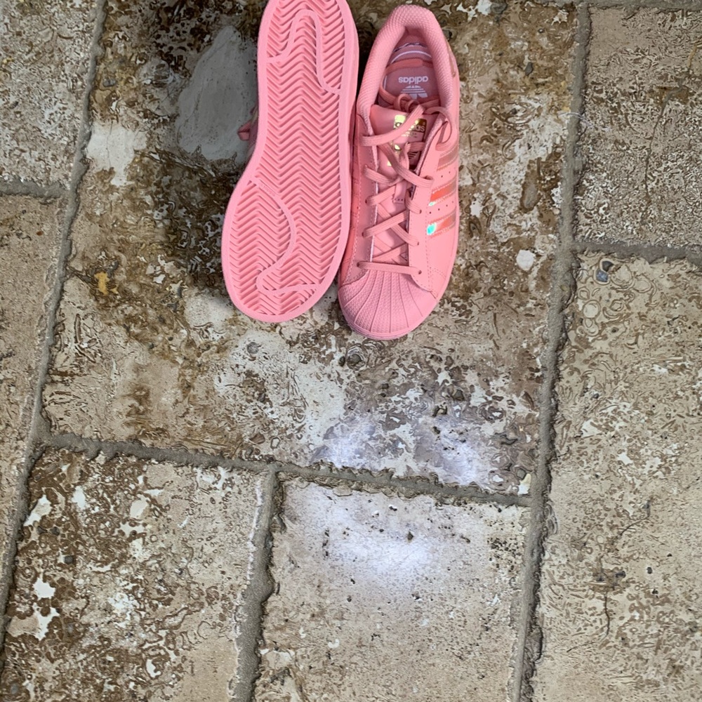 Pink exclusive adidas shell toes BNWB